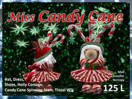 Second Life Marketplace - Miss Tiny Candy Cane
